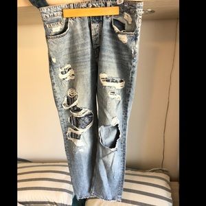Topman men’s jeans with holes sz 34S